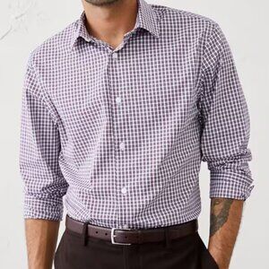 Banana Republic Athletic Fit Wrinkle Resistant Dress Shirt Large NIP